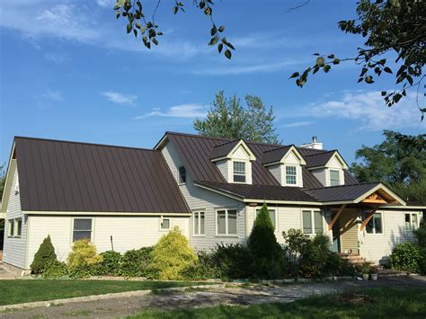 pictures of houses with a bronze metal roof|metal roof designs.